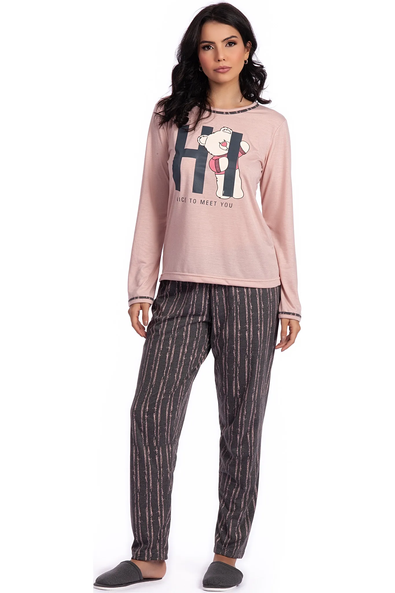 Pijama Longo Poliviscose