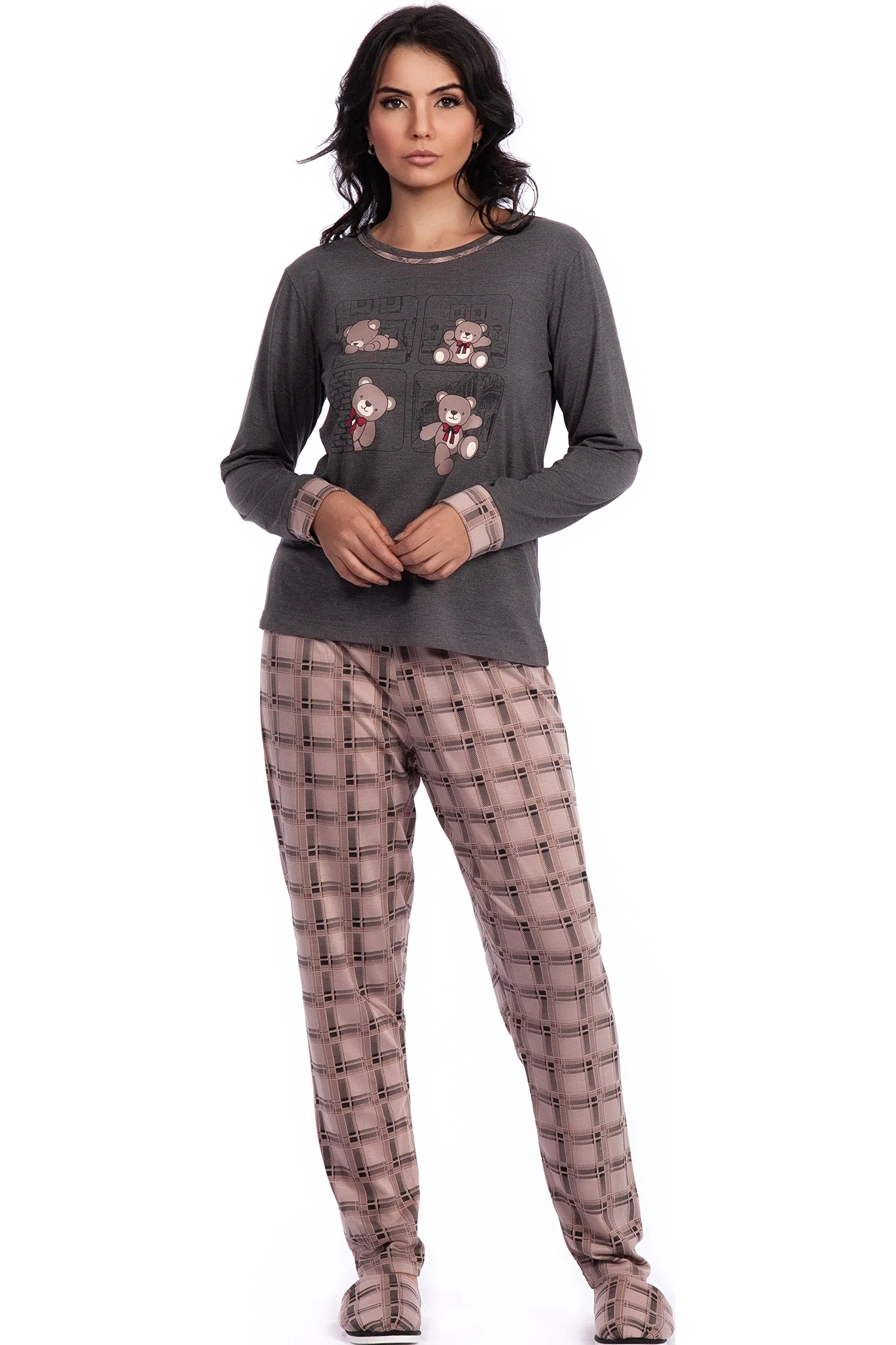 Pijama Longo Poliviscose