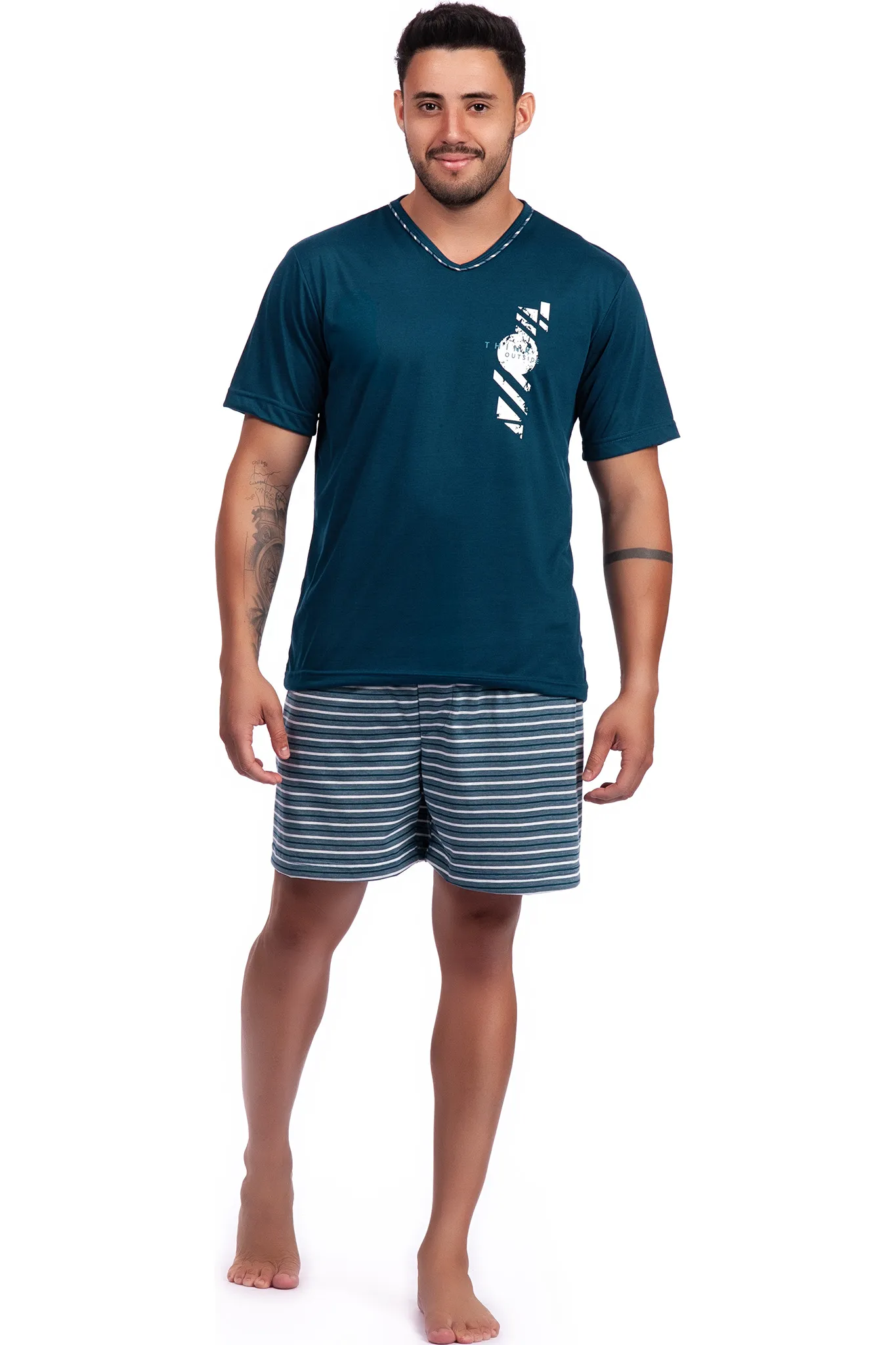 Pijama Curto Poliviscose