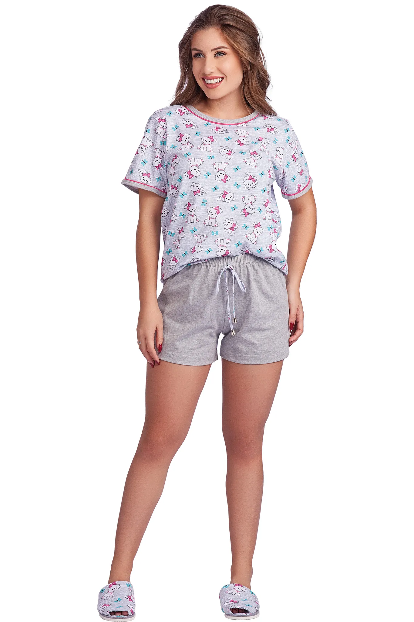 Shortdoll Meia Manga Algodão