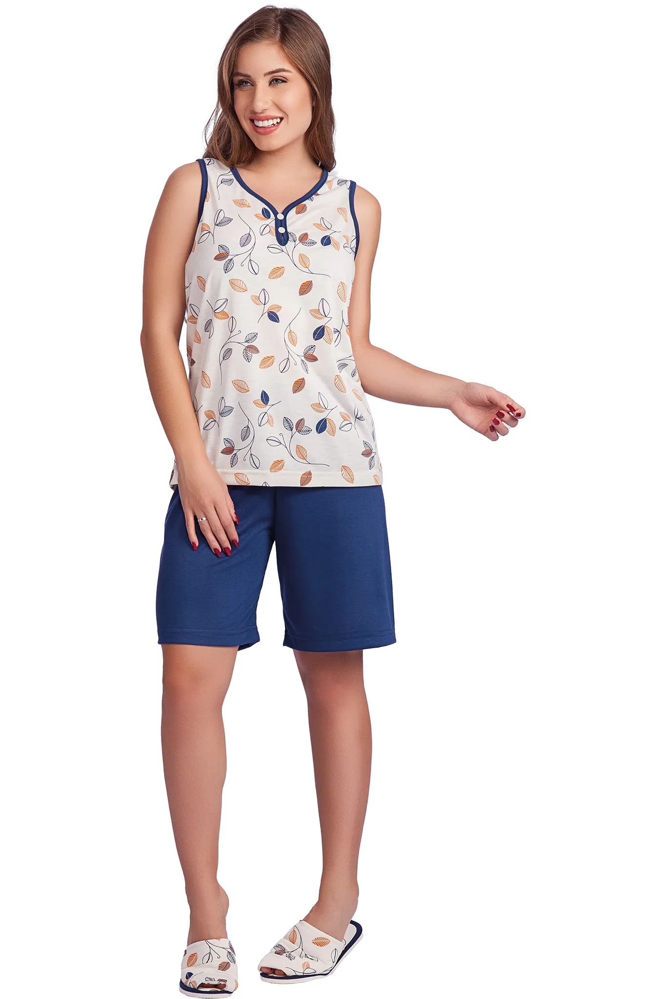 Bermudoll Regata Decote Princesa Poliviscose