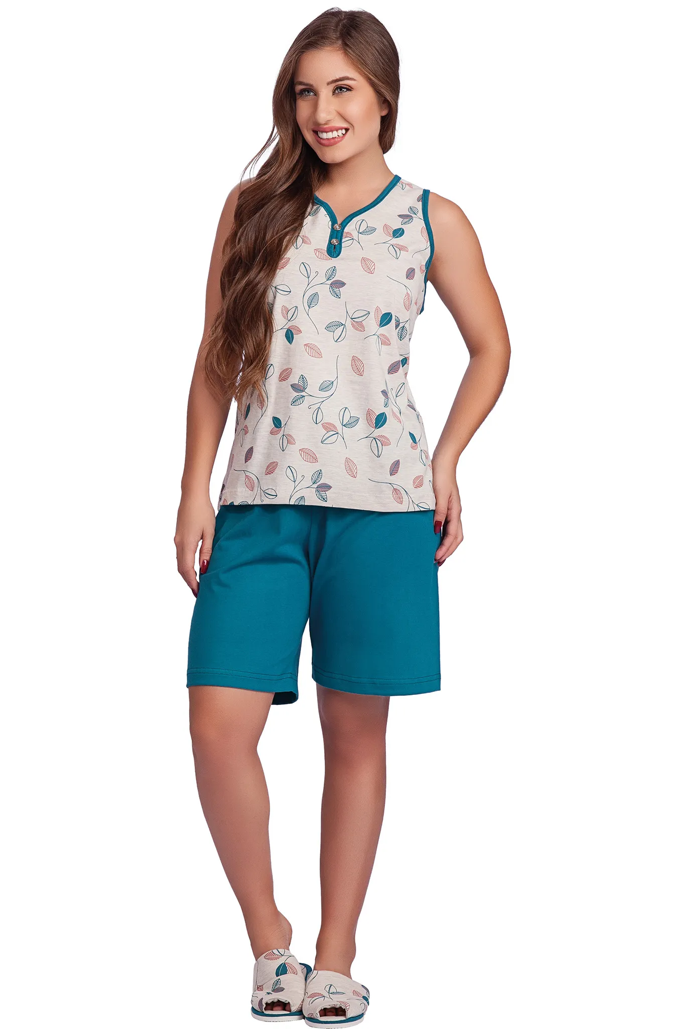 Bermudoll Regata Gola Princesa Algodão