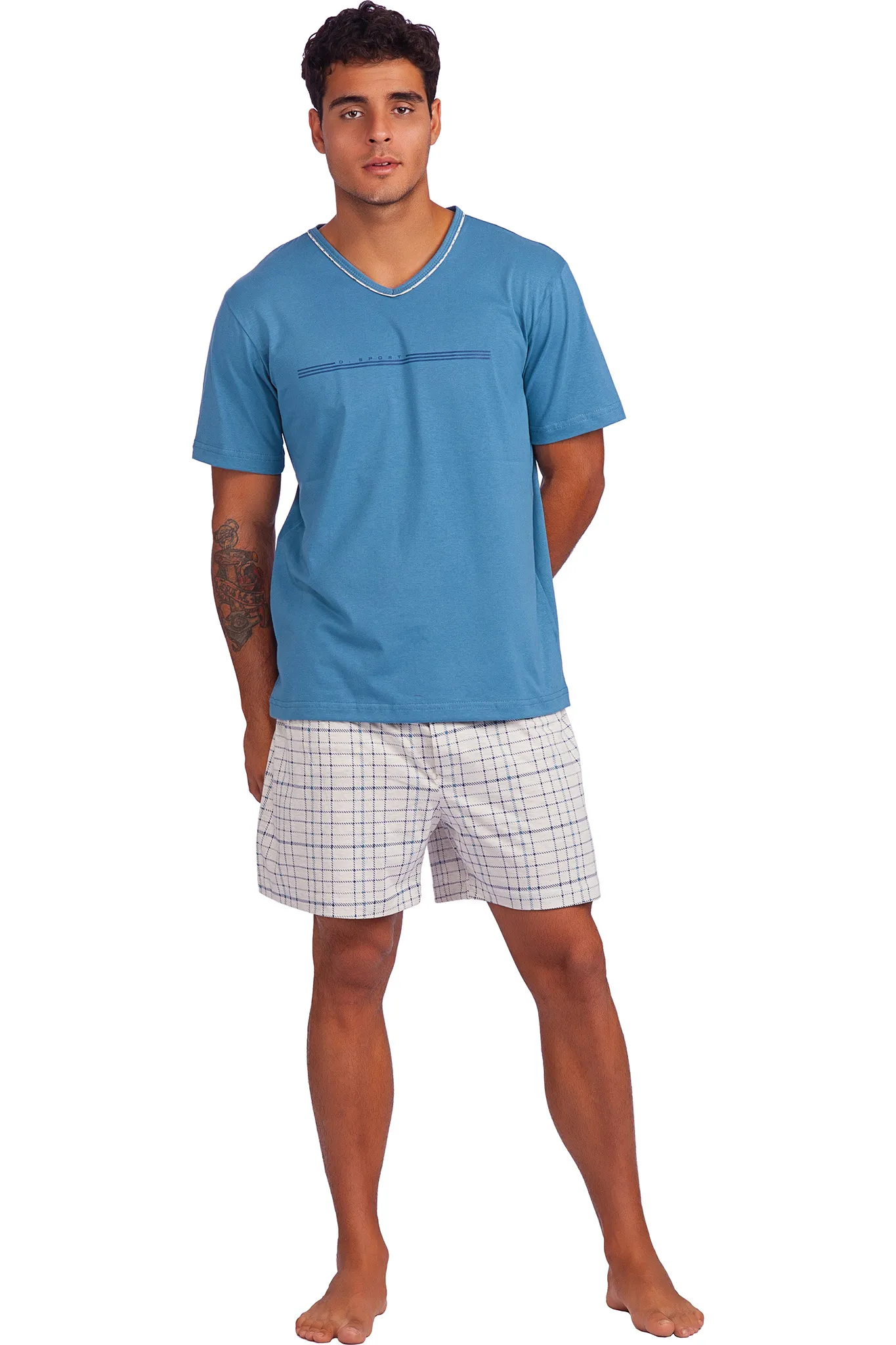 Pijama Meia Manga Poliviscose