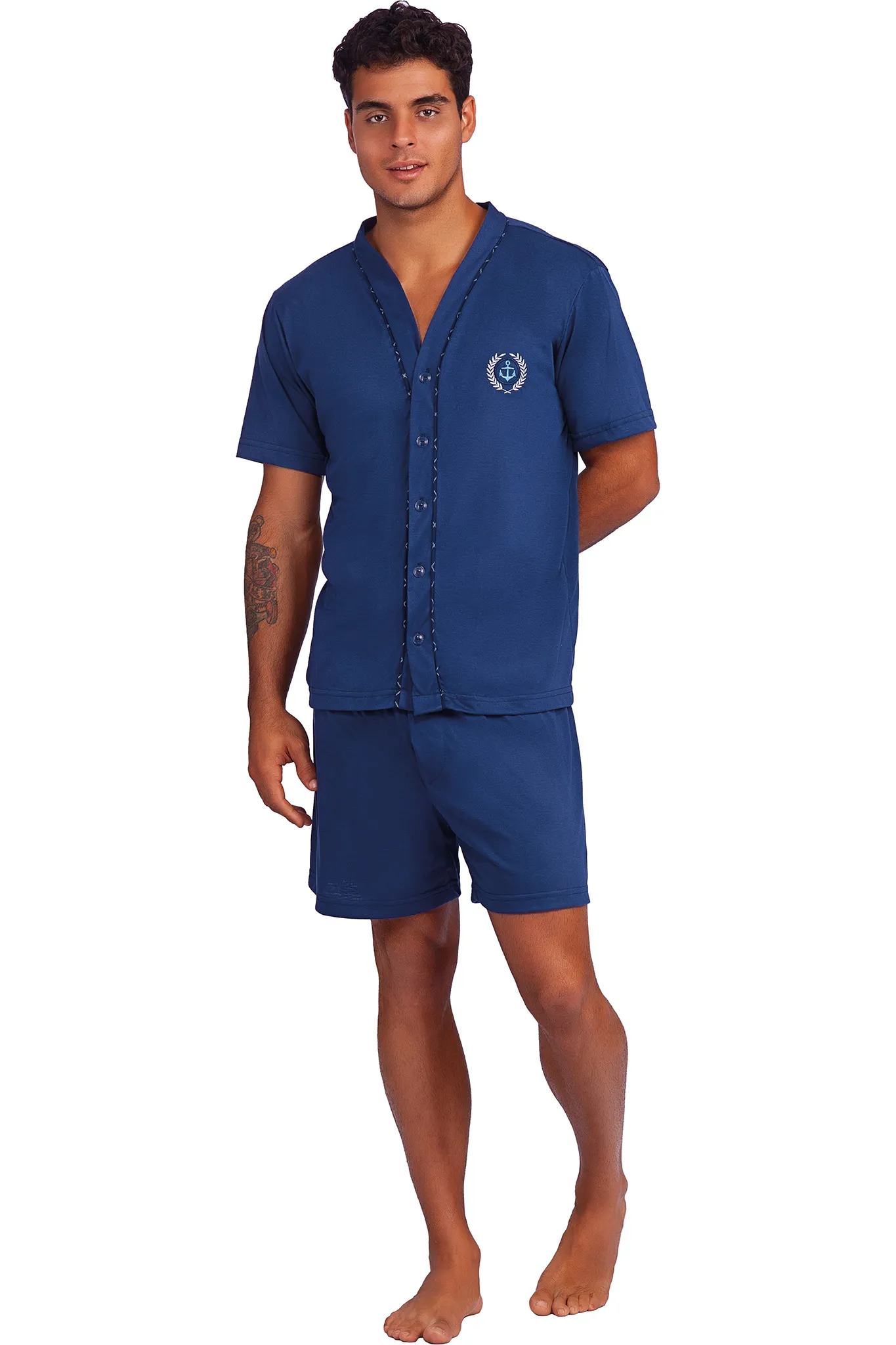 Pijama Meia Manga Aberto Poliviscose