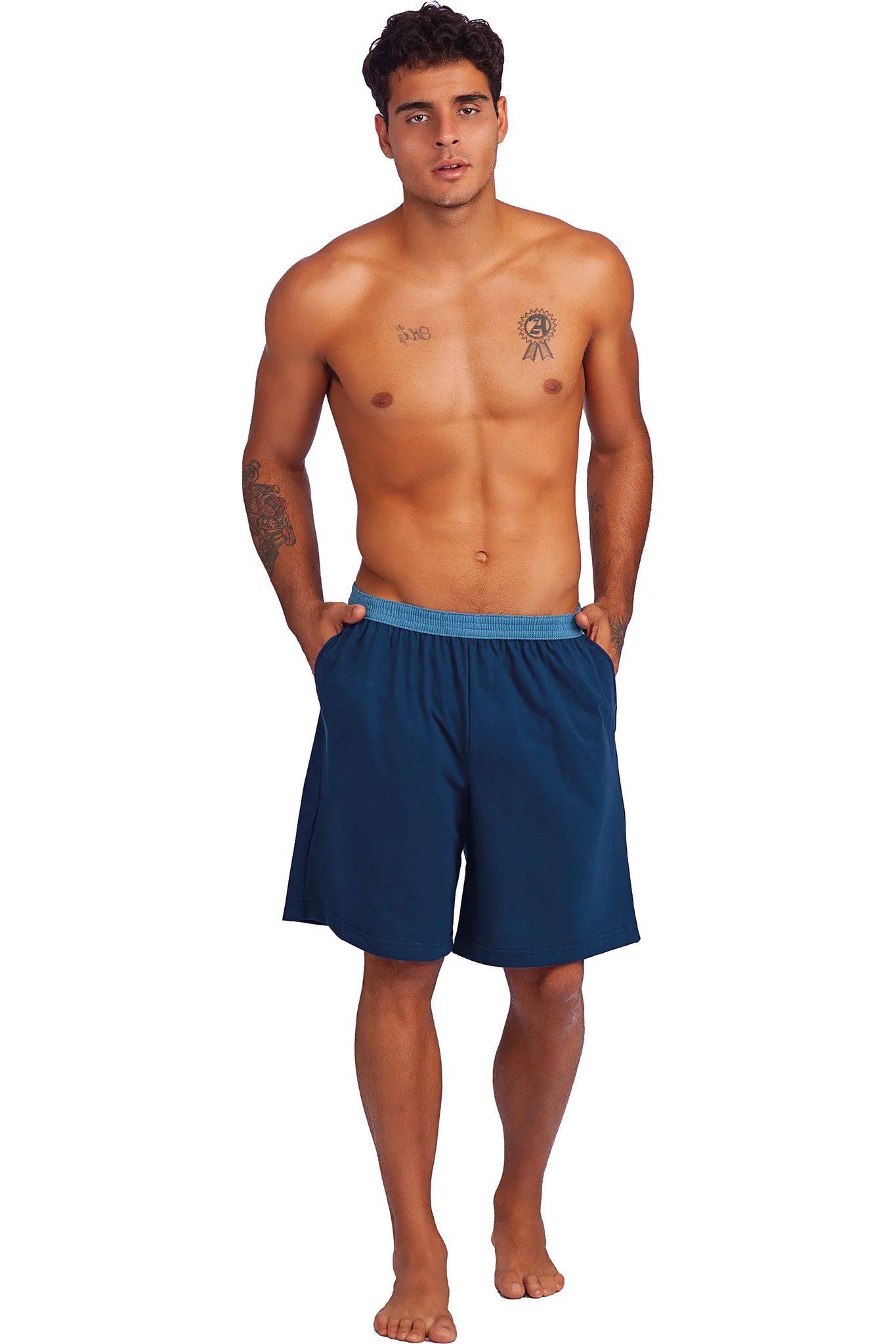 Samba Canção Cós com Bolso Algodão